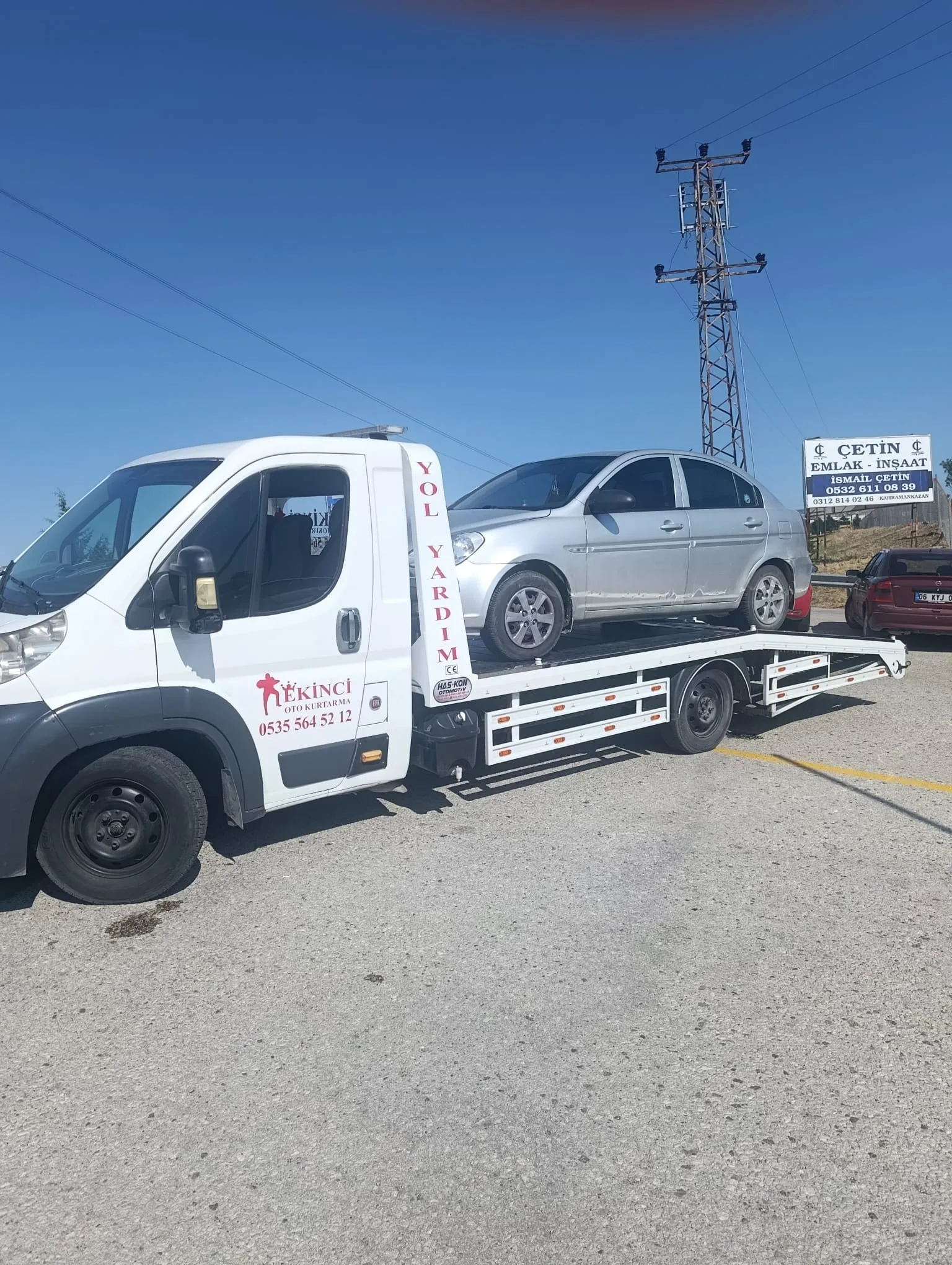 Çekici filomuz benzin istasyonunda — Ekinci Oto Kurtarma